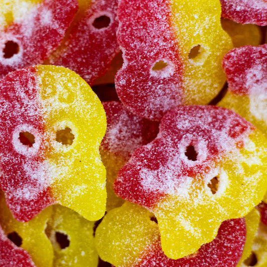 Bubs Jumbo Sour Fizzy Skulls
