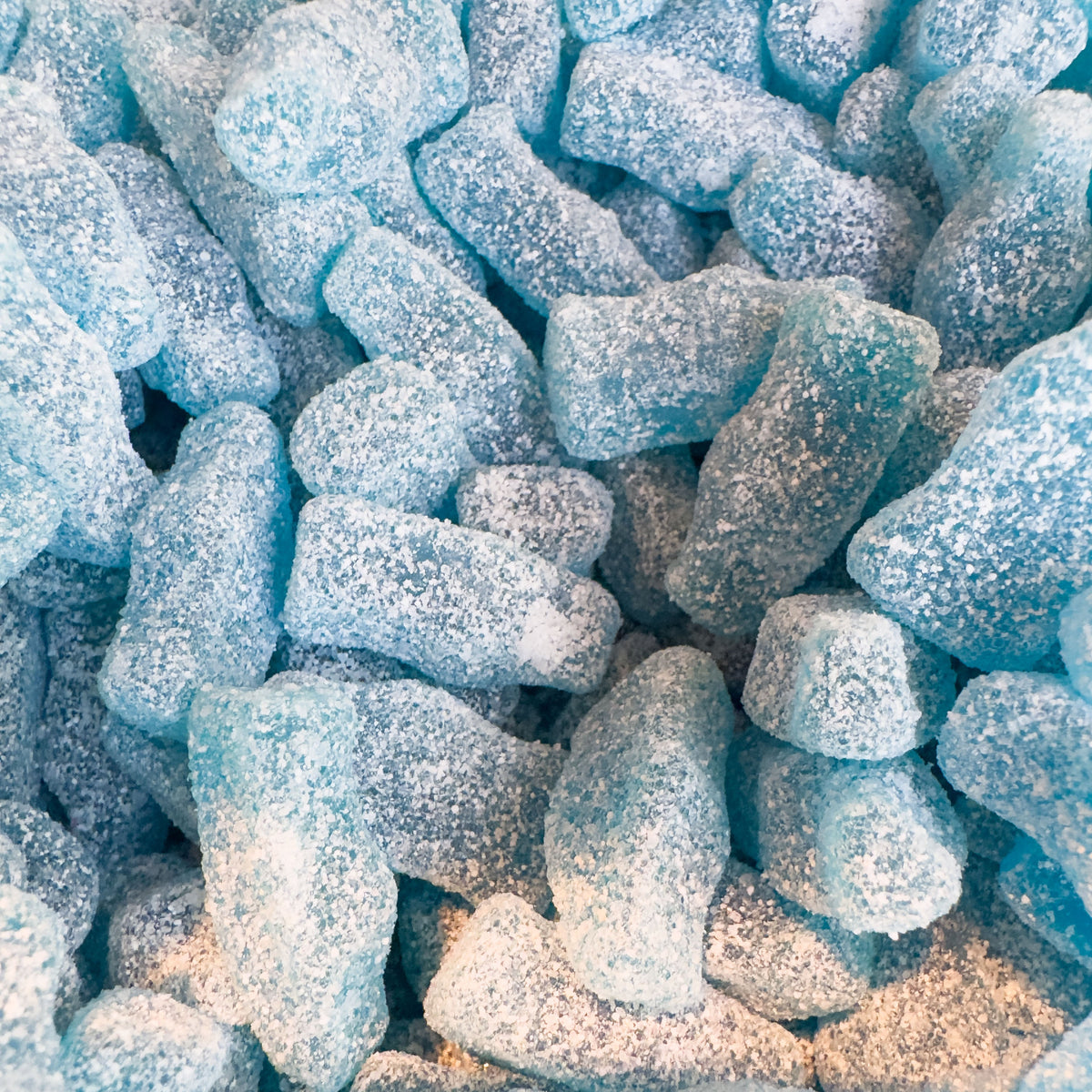 Very Sour Blue Raspberry Candy Gustaf’s Sour Blue Raspberry Soda Bottles 💙🥤 | Sour Gummies – Giddy Candy