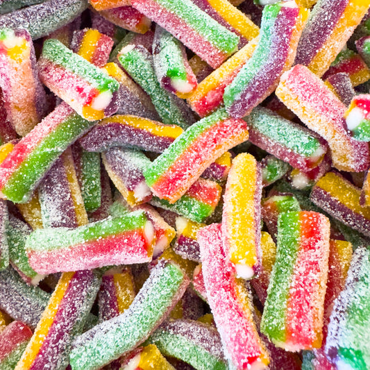 Sour Rainbow Vanilla Filled Bites