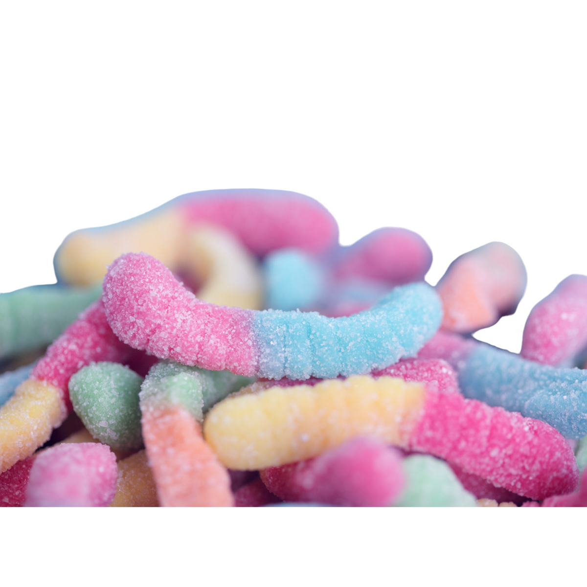 Sour Mini Rainbow Gummy Worms